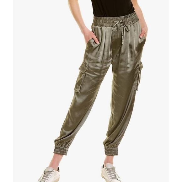 Joes Jeans Darya Jogger High Rise Silk Polyester Retails $100 - Picture 1 of 7